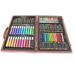 kids Drawing set in wooden box